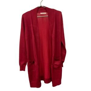 Active USA Burgundy Long Cardigan